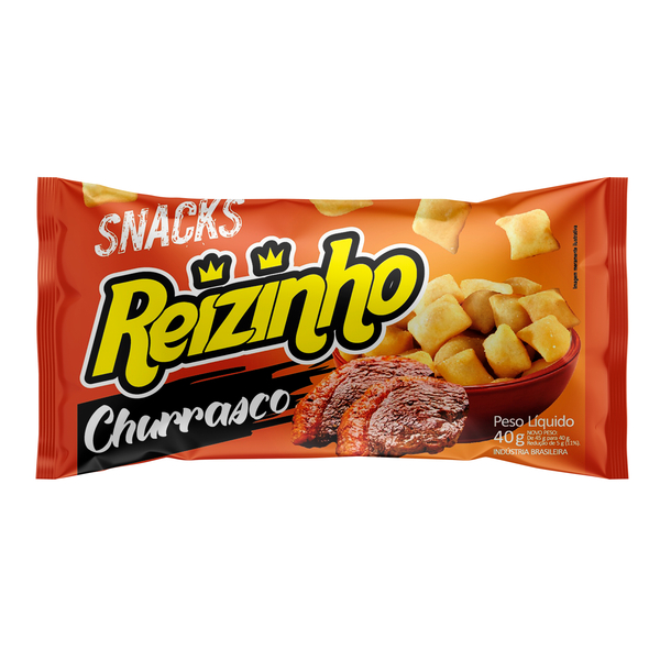 REIZINHO SNACKS CHURRASCO 40G