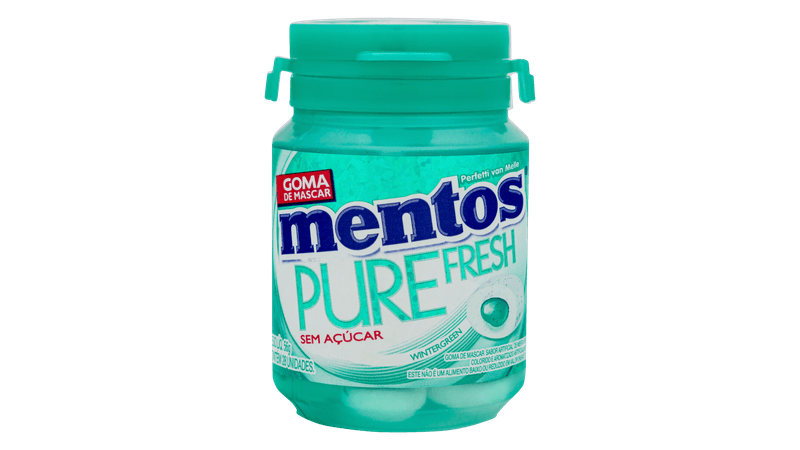 GOMA MASCAR MENTOS 56G PURE FRESH WINTERGREEN