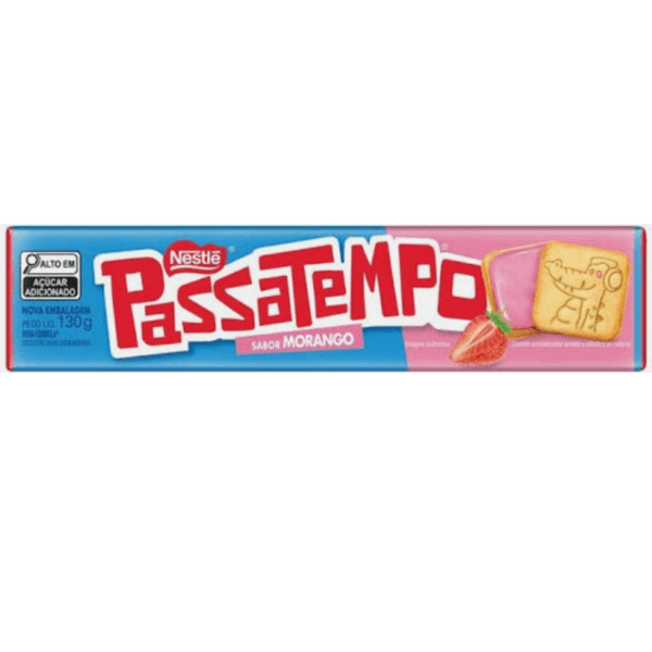 BISC RECH NESTLE PASSATEMPO 130G MORANGO