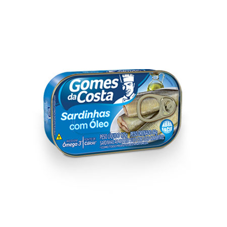SARDINHA GOMES DA COSTA 125G OLEO