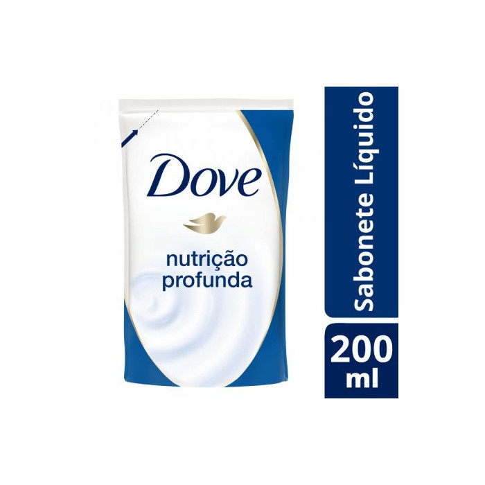 SAB LIQ DOVE 200ML REFIL NUTR PROFUNDA
