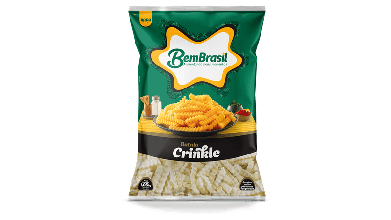 BATATA BEM BRASIL 1,05 KG CRINKIE