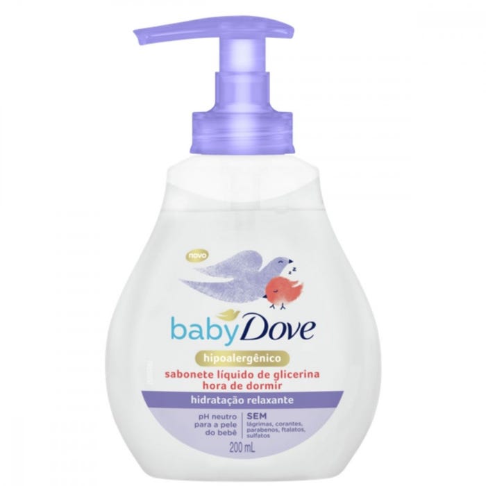SAB LIQ DOVE BABY HIDRAT 200ML RELAXANTE