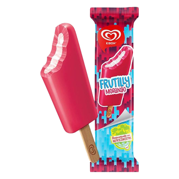 Sorvete KIBON Fruttily Morango 40G